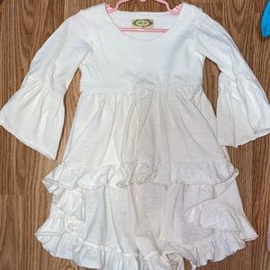 Girls High Low dressy/flowy shirt - sz 7